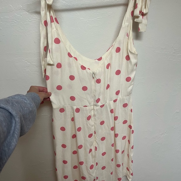 Mini wrap polka dot dress reformation - Picture 4 of 5